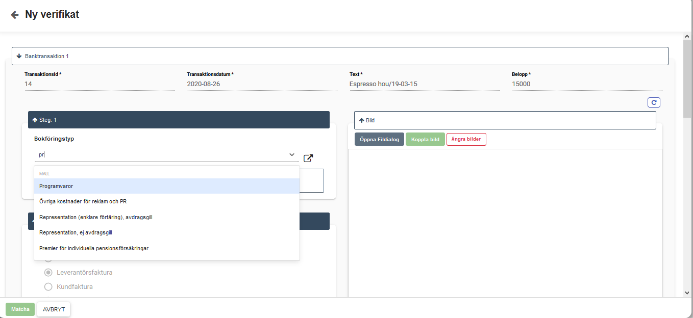 Visbok - Bokföringsprogram