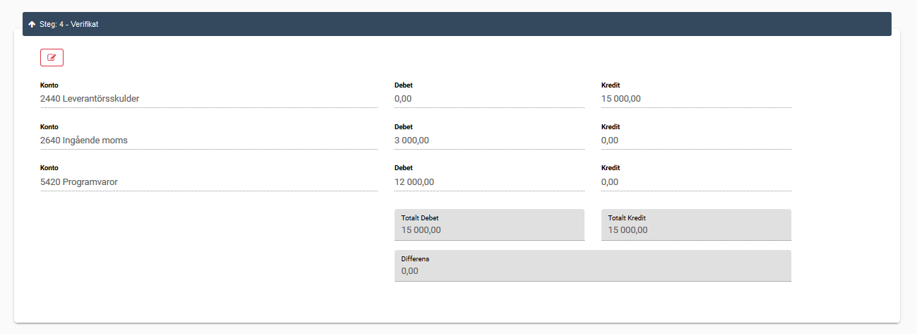 Visbok - Bokföringsprogram