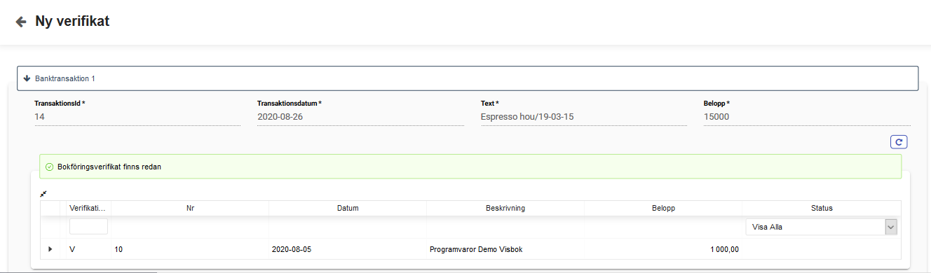 Visbok - Bokföringsprogram