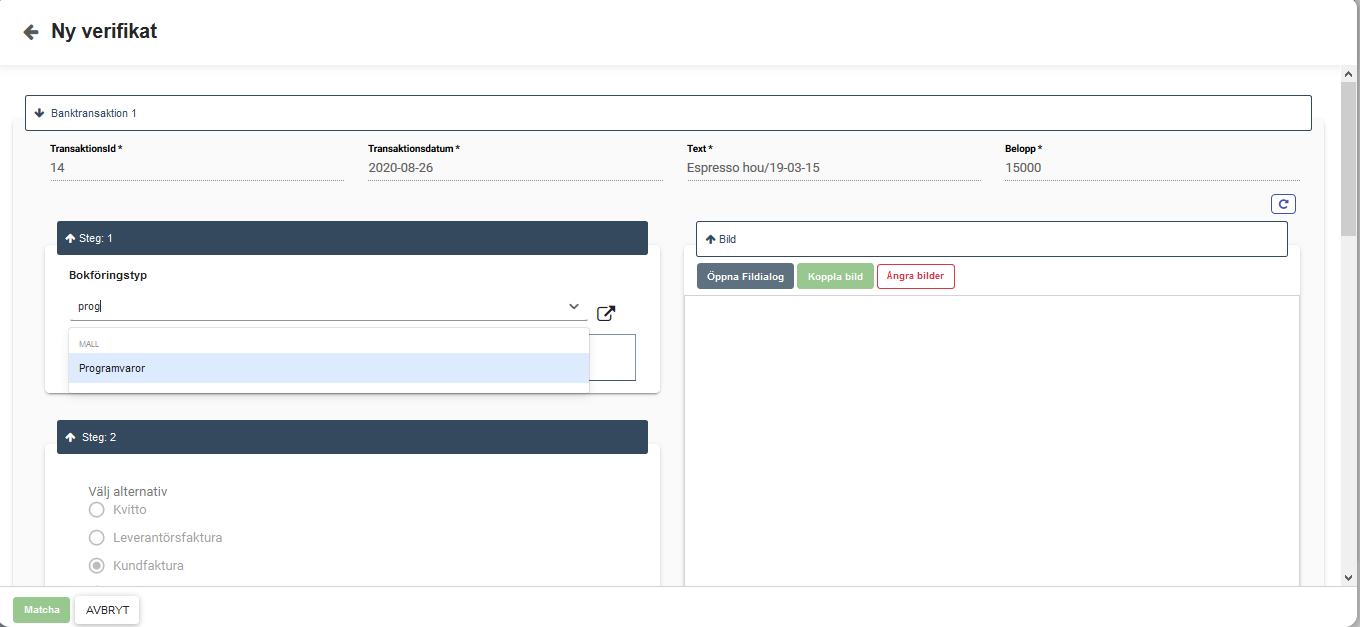 Visbok - Bokföringsprogram