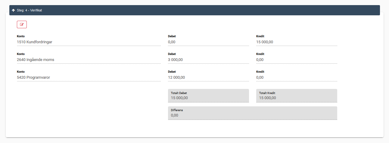 Visbok - Bokföringsprogram