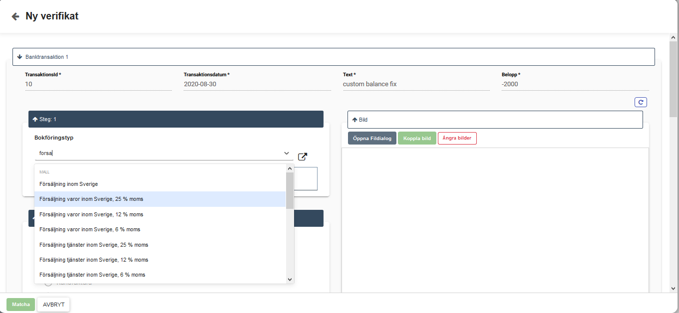 Visbok - Bokföringsprogram