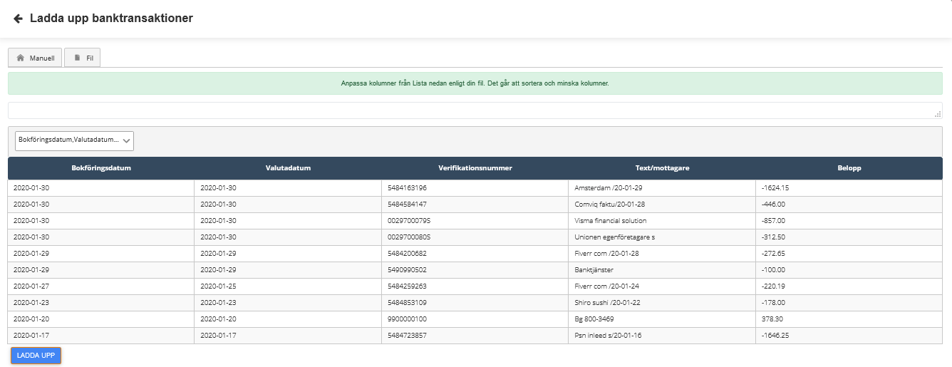 Visbok - Bokföringsprogram