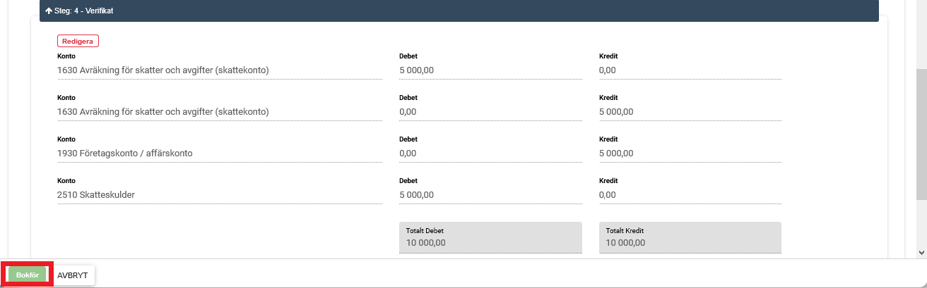 Visbok - Bokföringsprogram