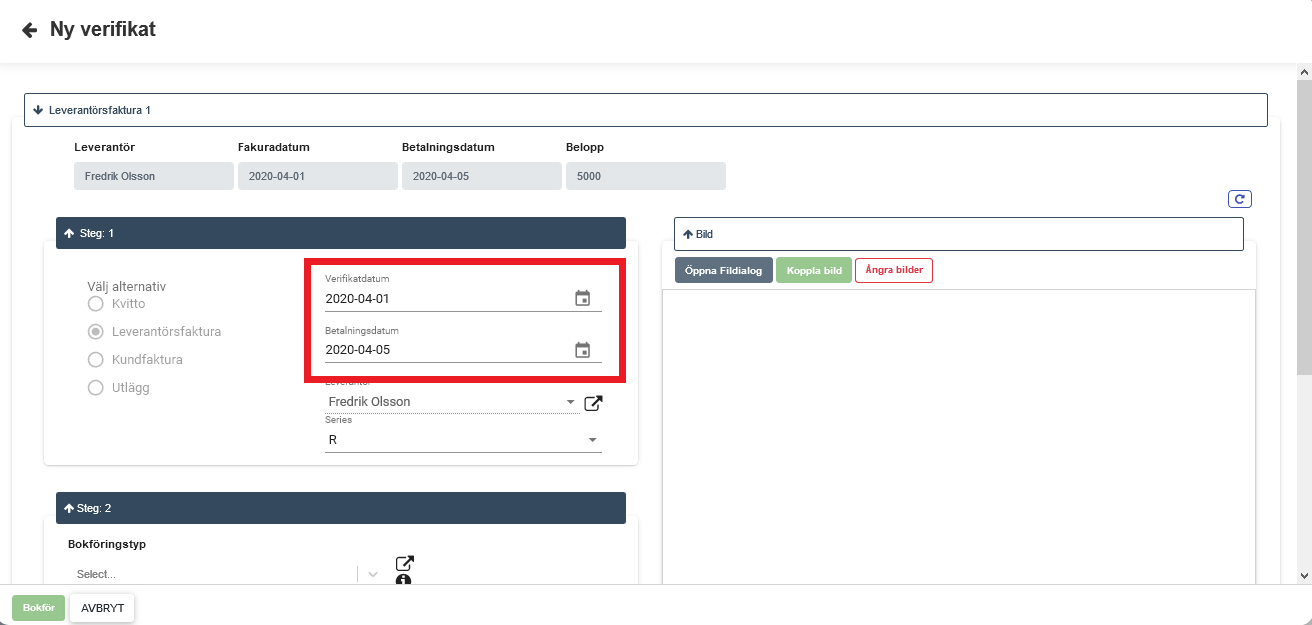 Visbok - Bokföringsprogram