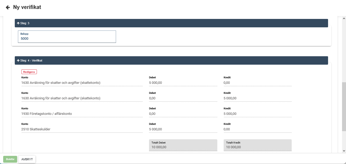 Visbok - Bokföringsprogram