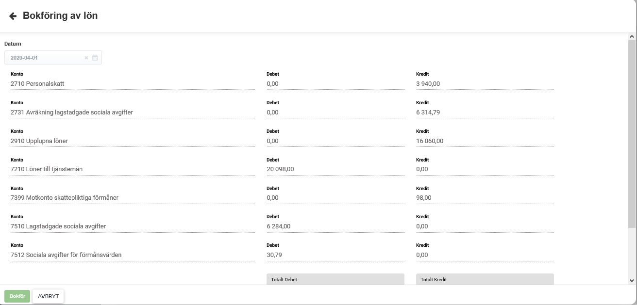Visbok - Bokföringsprogram