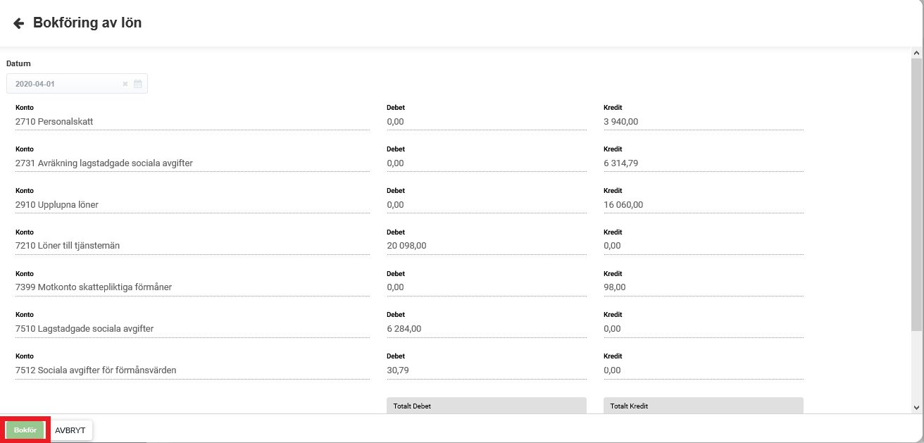 Visbok - Bokföringsprogram