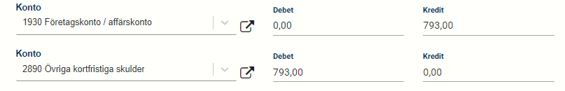 Övriga kortfristiga skulder
