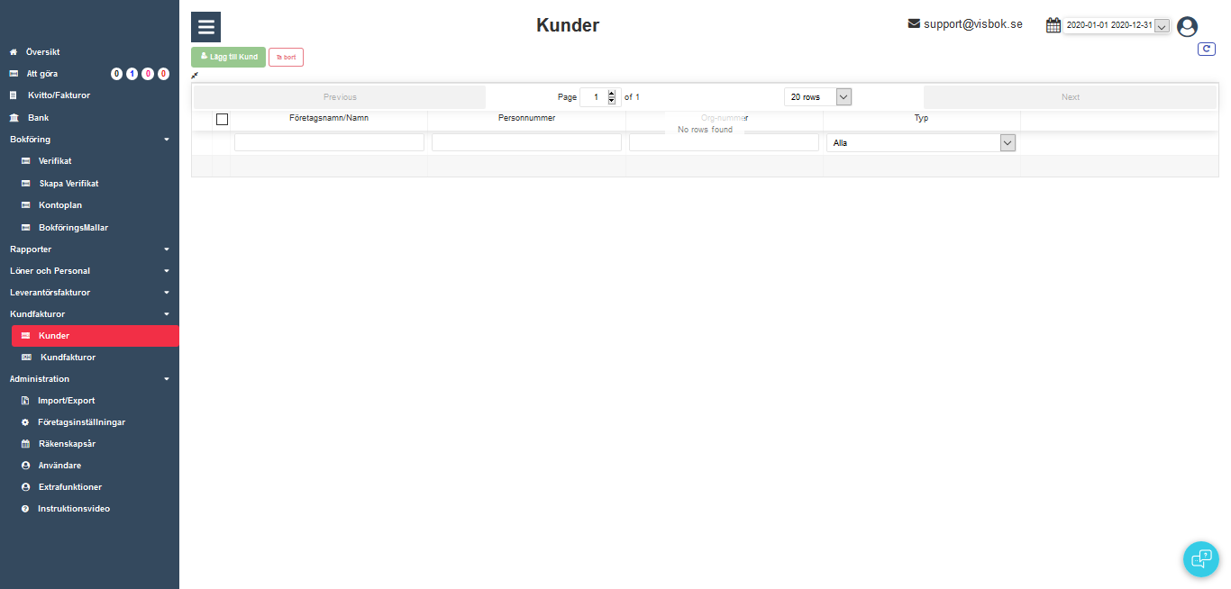 Visbok - Bokföringsprogram