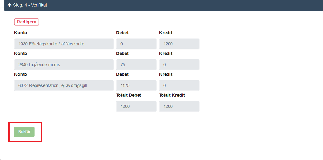 Visbok - Bokföringsprogram